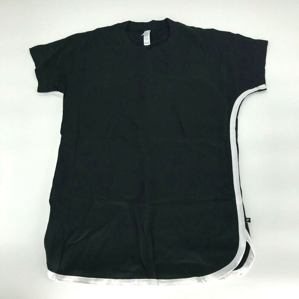Pennant Women’s Tee T-Shirt Athletic Sports Short Sleeve White Trim Size Medium